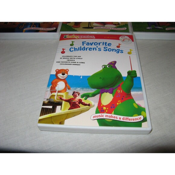 Baby Genius DVD Lot 7 DVD's San Diego Zoo - Underwater Adventures - Animals  NEW - Picture 4 of 4